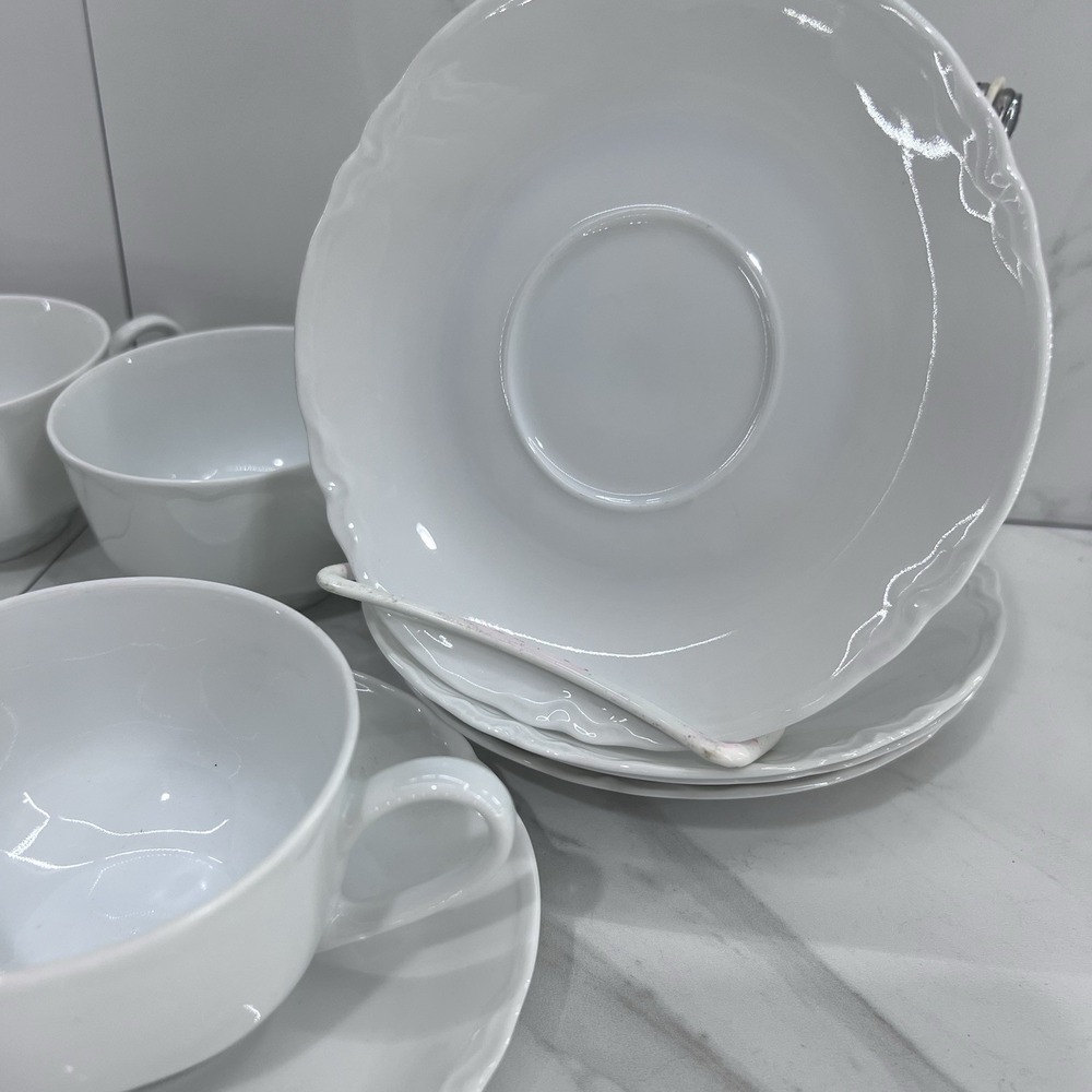 (8) Hutschenreuther Germany Racine MCM Coffee Tea Cup (2x3.5") & Saucer (6") - Picture 3 of 5